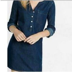 Jean button-up dress from Express.